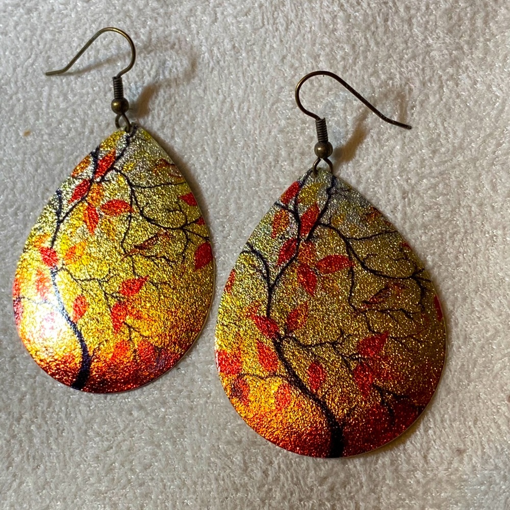 🏝🏝🏝Foiled earrings